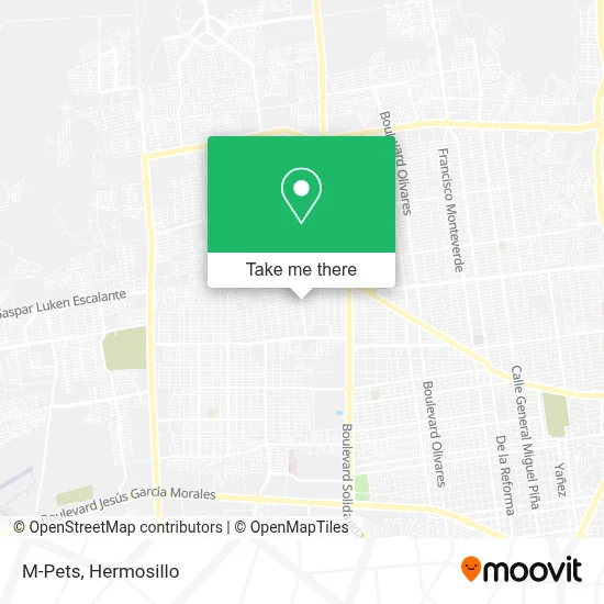 M-Pets map