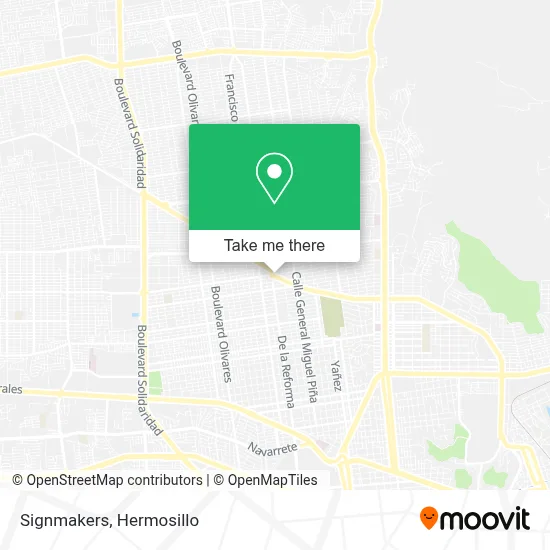 Signmakers map