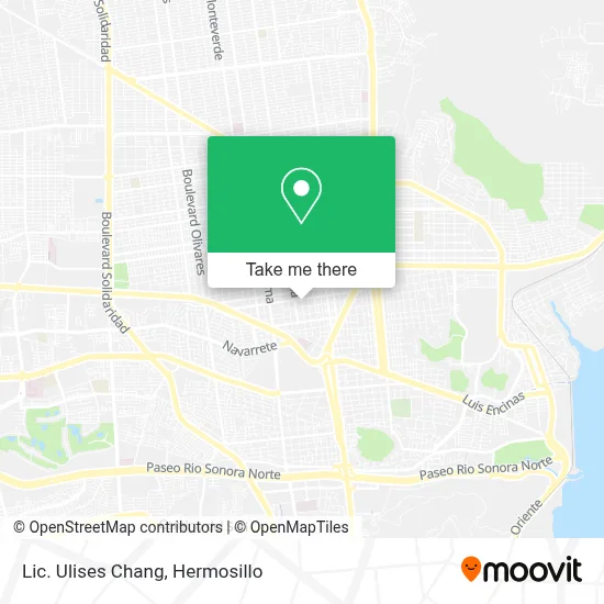 Lic. Ulises Chang map