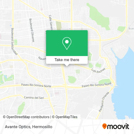 Avante Optics map