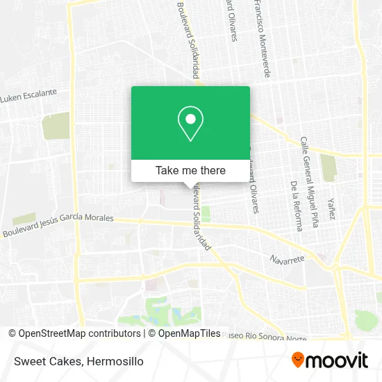 Sweet Cakes map