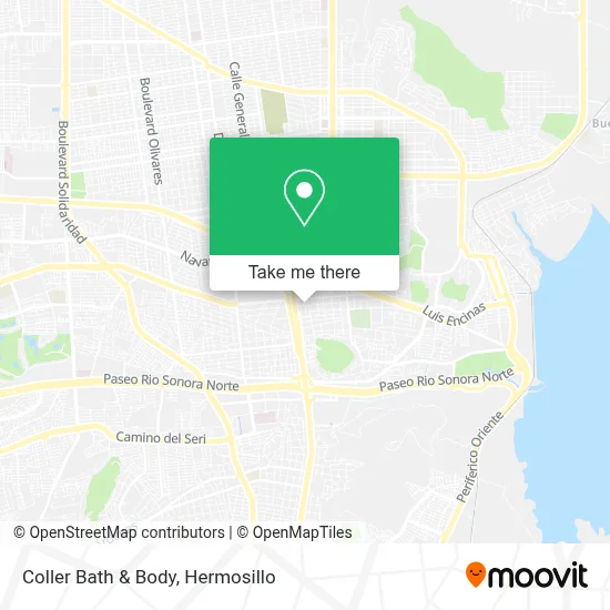 Coller Bath & Body map