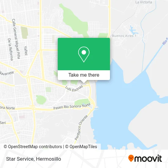Star Service map