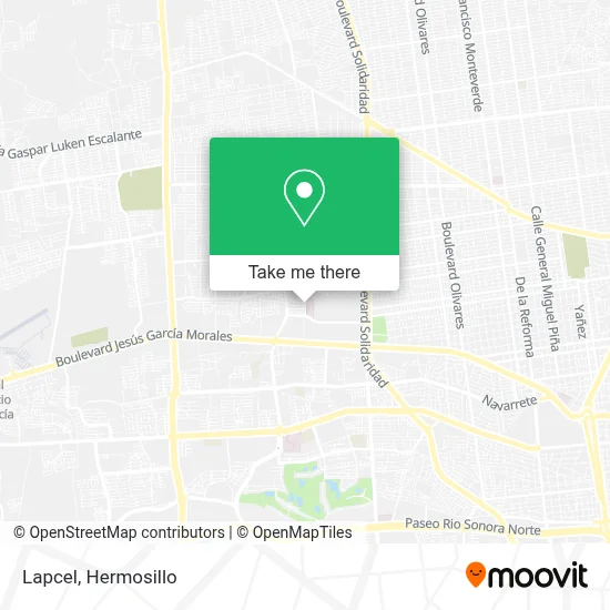 Lapcel map