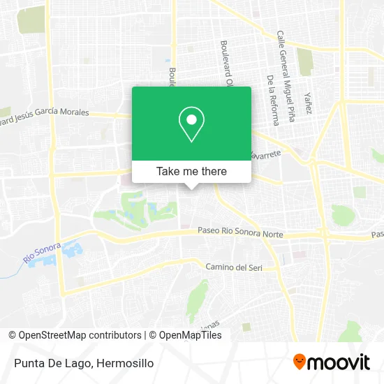 Punta De Lago map
