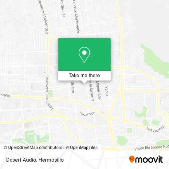Desert Audio map