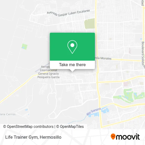 Life Trainer Gym map