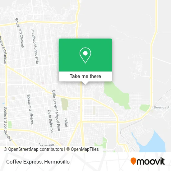 Coffee Express map