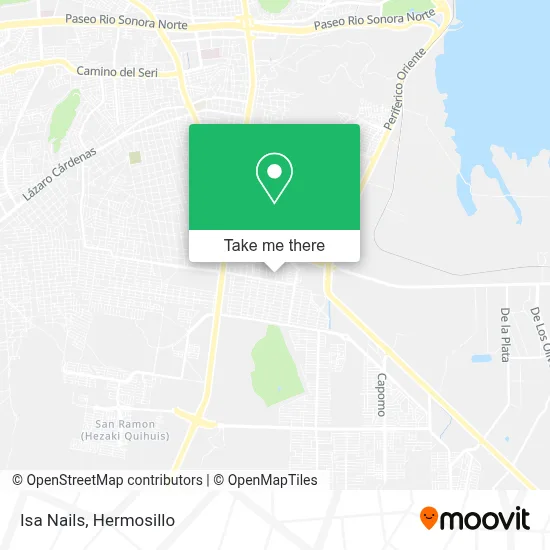 Isa Nails map