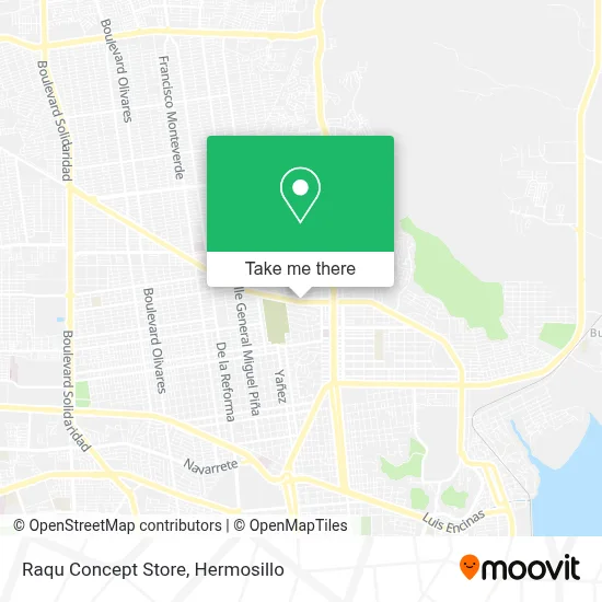 Raqu Concept Store map