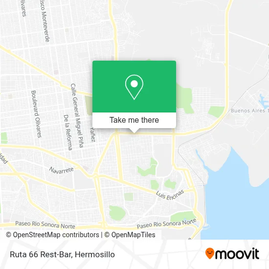Ruta 66 Rest-Bar map