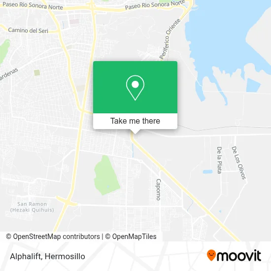 Alphalift map