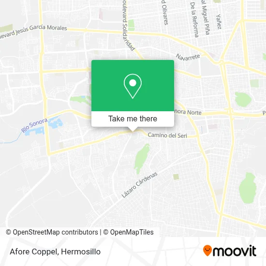 Afore Coppel map