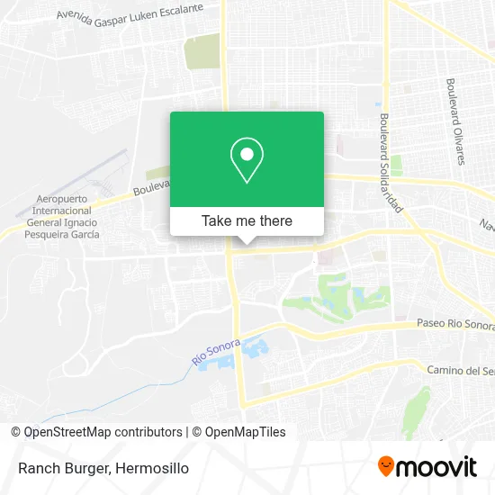 Ranch Burger map