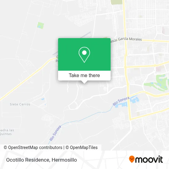 Ocotillo Residence map