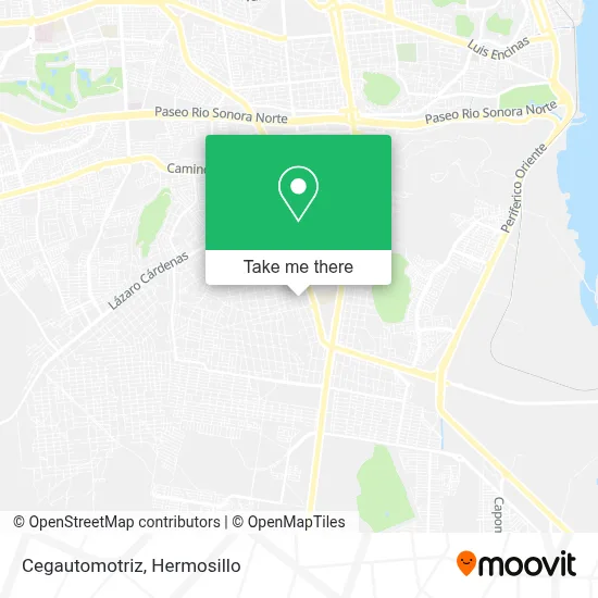 Cegautomotriz map