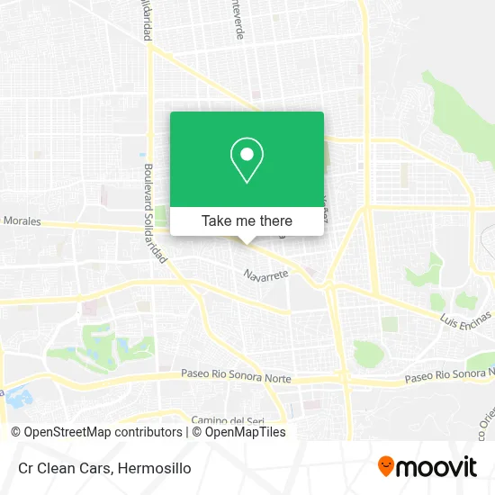 Cr Clean Cars map