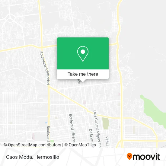 Caos Moda map