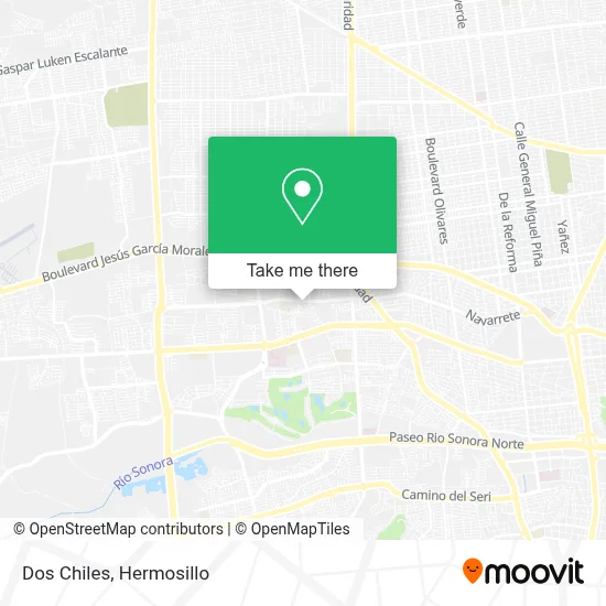 Dos Chiles map