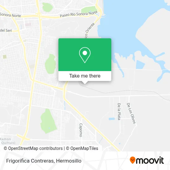 Frigorifica Contreras map