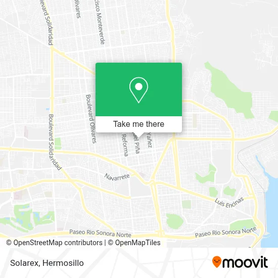 Solarex map
