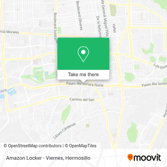 Amazon Locker - Viernes map