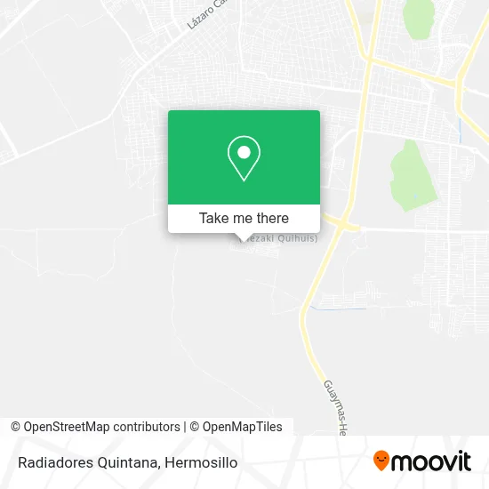 Radiadores Quintana map