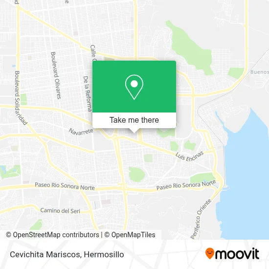 Cevichita Mariscos map