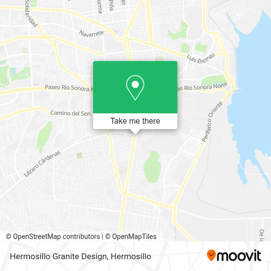 Hermosillo Granite Design map