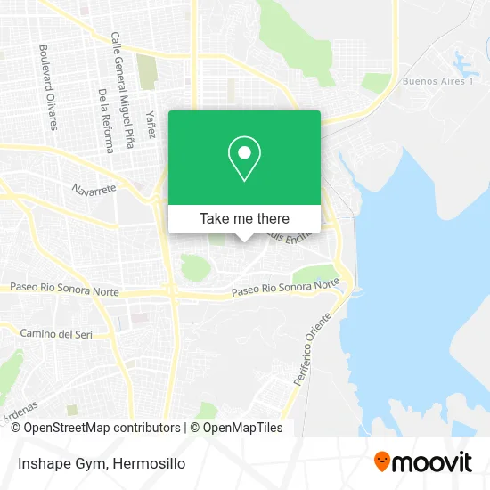 Inshape Gym map