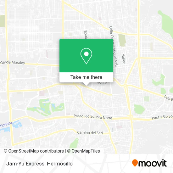 Jam-Yu Express map