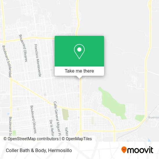 Coller Bath & Body map