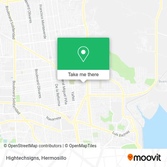 Hightechsigns map