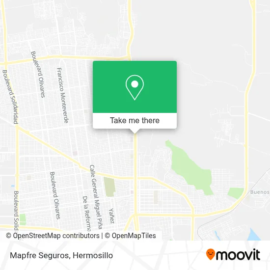 Mapfre Seguros map