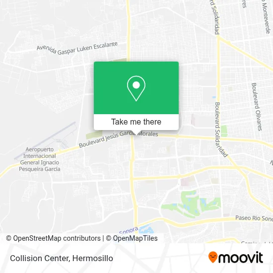 Collision Center map
