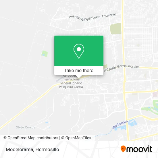 Modelorama map