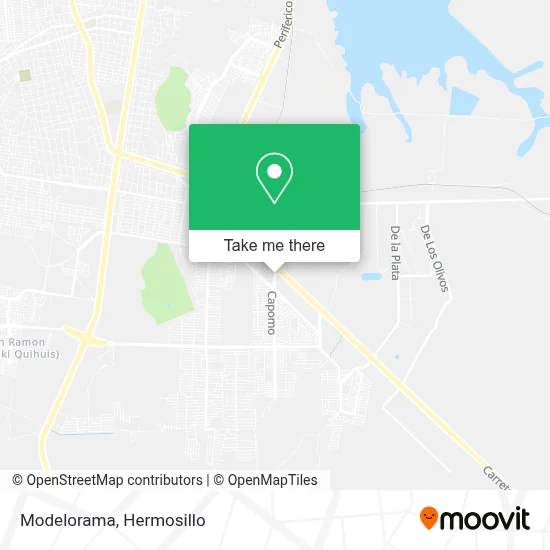 Modelorama map