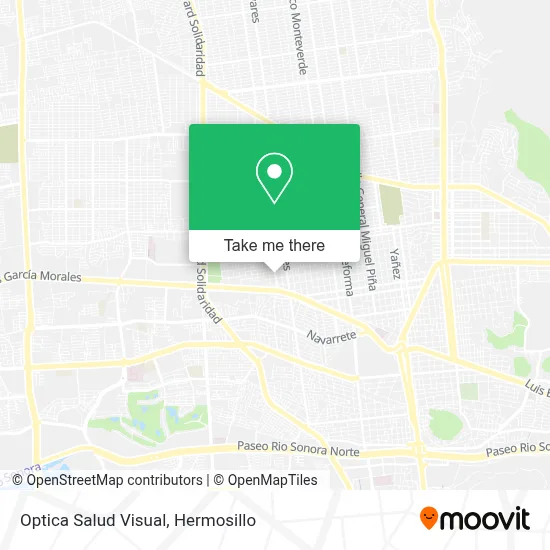 Optica Salud Visual map