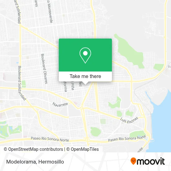 Modelorama map