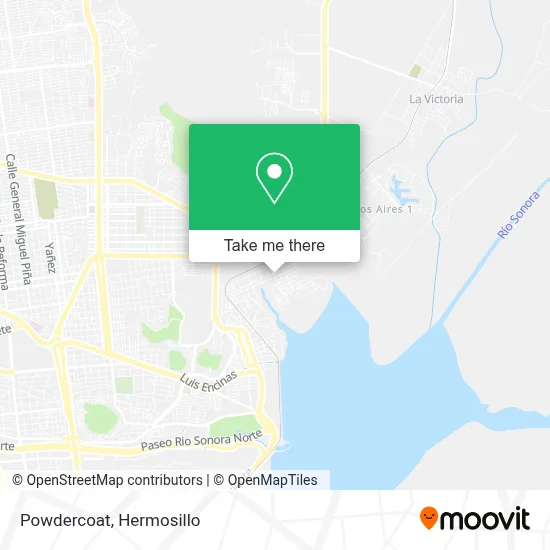 Powdercoat map