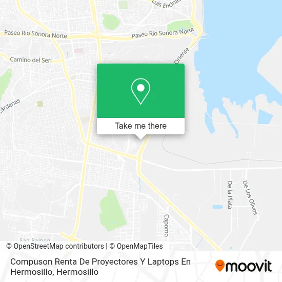 Compuson Renta De Proyectores Y Laptops En Hermosillo map