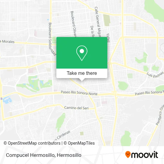 Compucel Hermosillo map