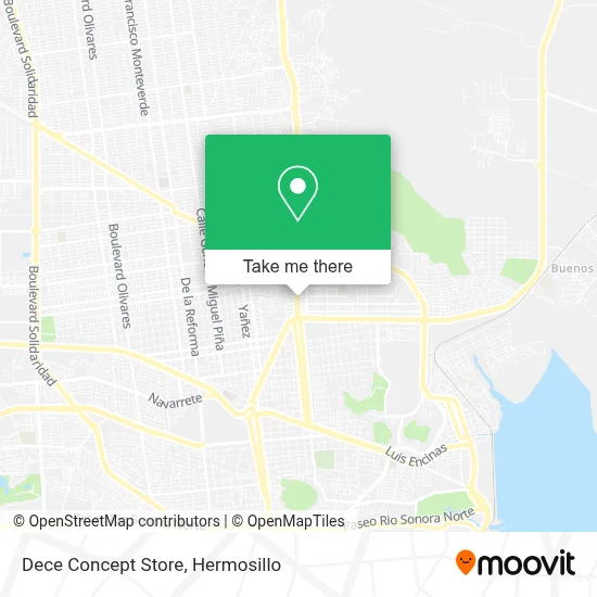 Dece Concept Store map