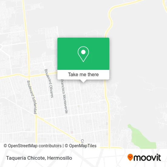 Taquería Chicote map