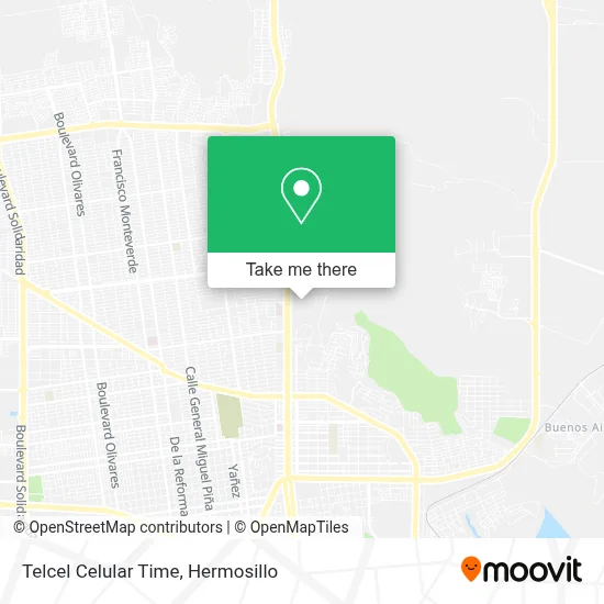 Telcel Celular Time map