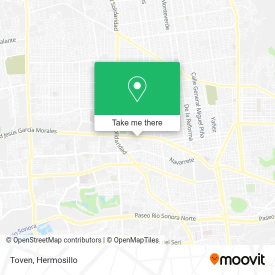 Toven map