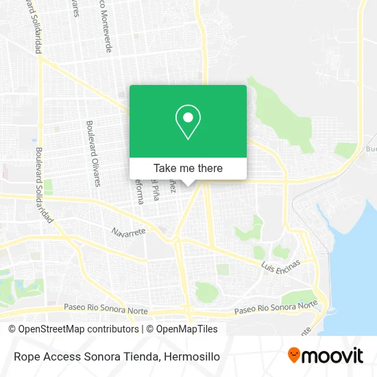 Rope Access Sonora Tienda map