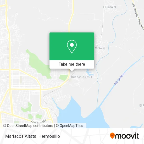 Mariscos Altata map