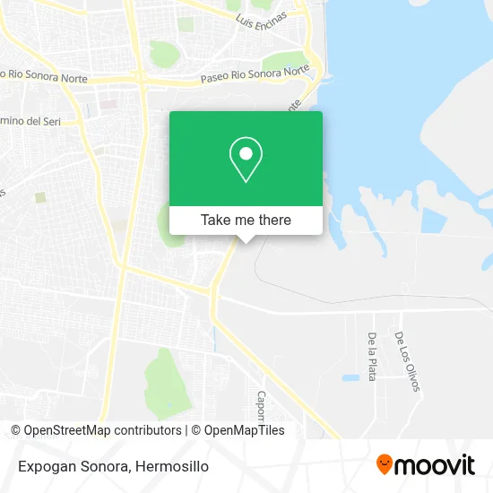 Expogan Sonora map