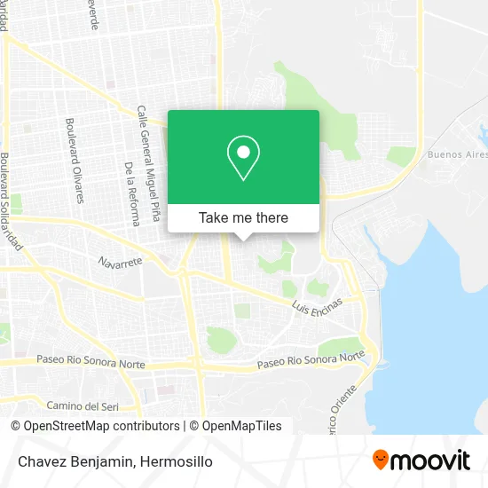 Chavez Benjamin map
